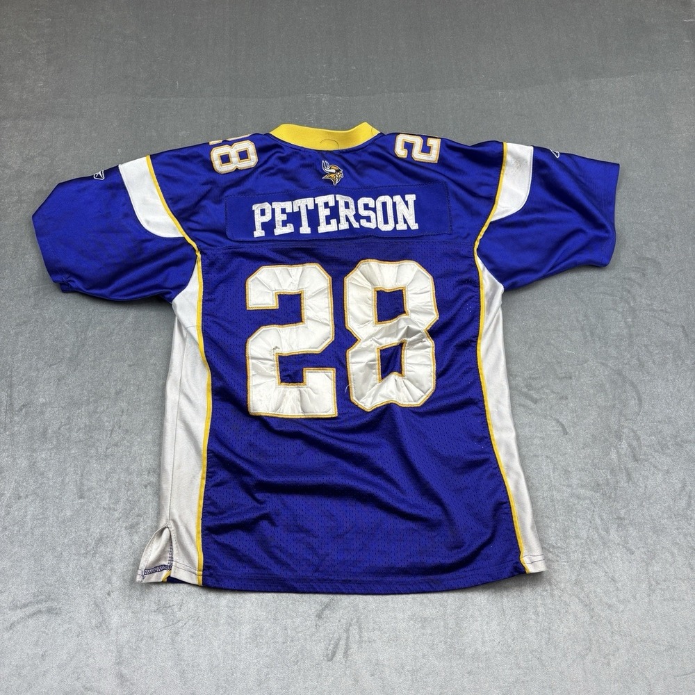 Reebok Minnesota Vikings #28 Adrian‎ Peterson youth size XL Jersey